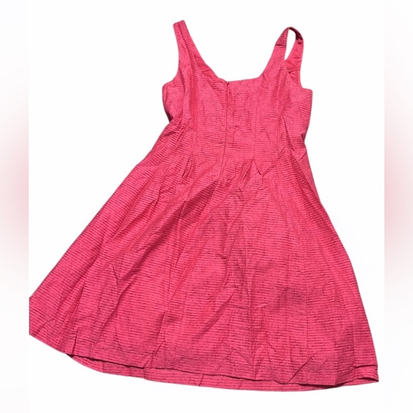 Nine West Vintage 2960’s hot pink waggle fit and flare sleeveless dress Sz 8 - Picture 16 of 16